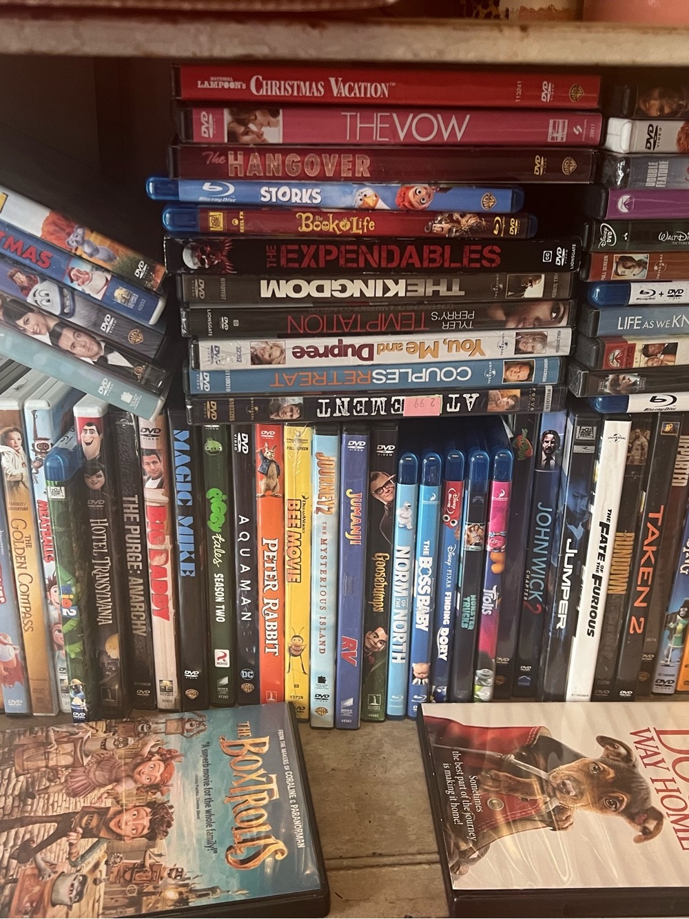 Mixed DVD & Blu-ray Movie Collection - Assorted Cases #